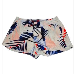 Athleta Hudson Tropical Palm Leaf Boardshorts Size 12